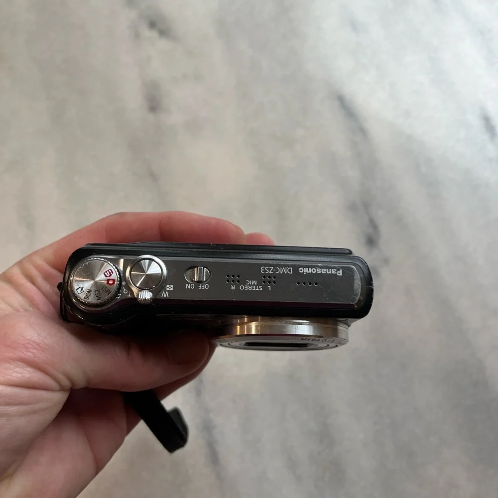 Panasonic Lumix Silver and Black Camera